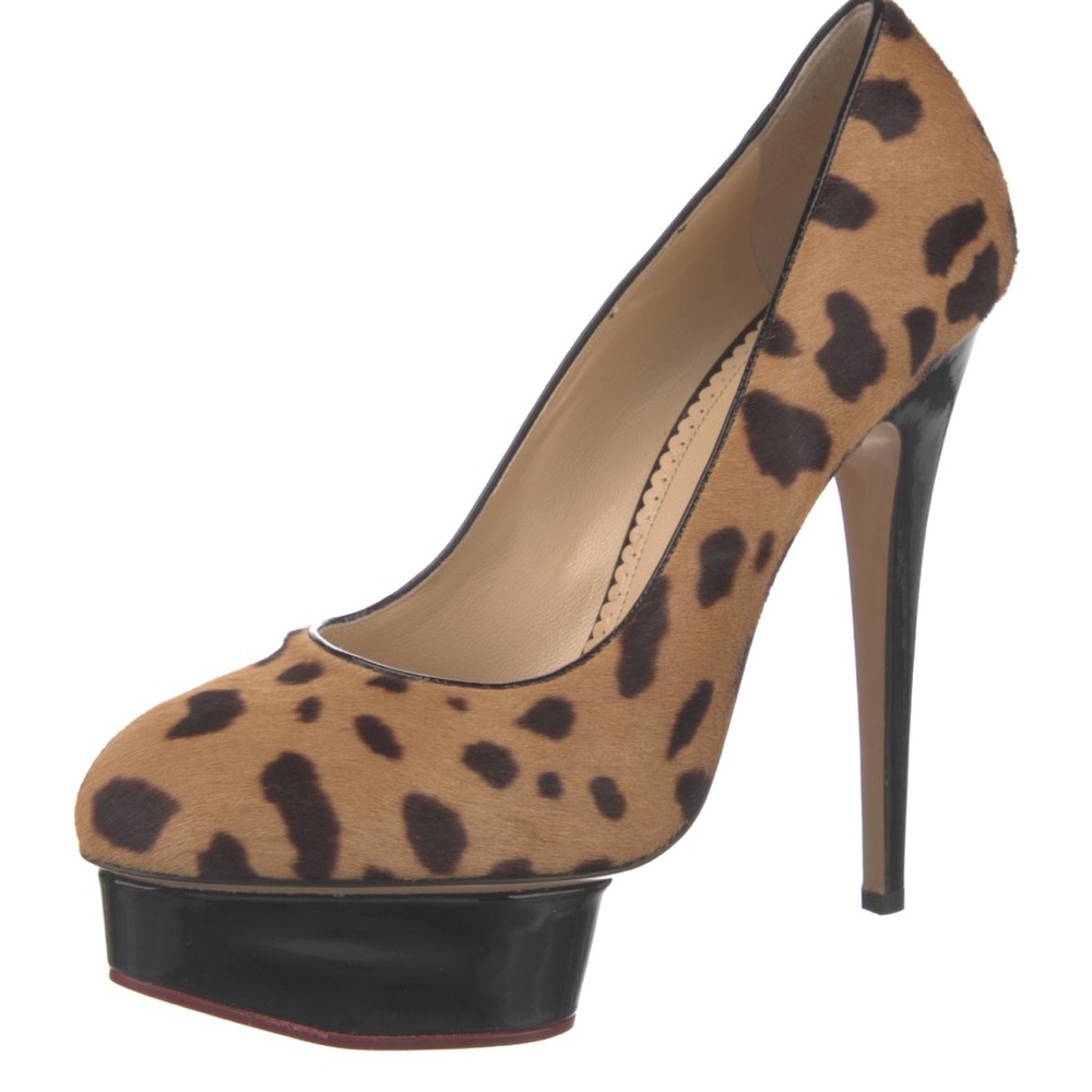 Charlotte Olympia Leopard Print Pumps